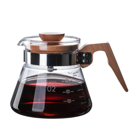 400/600ML Glass Coffee Pot